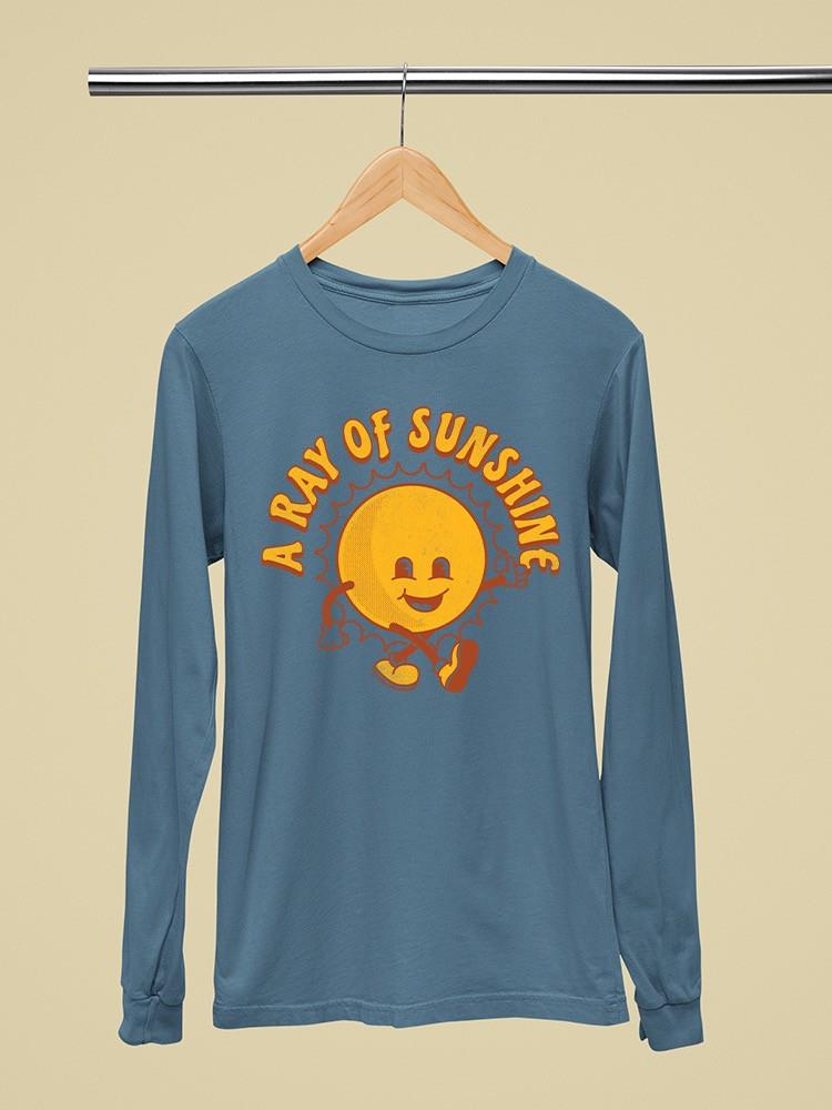 Funny Sun A Ray Of Sunshine  Long Sleeve Women's -SelectDesign Designs