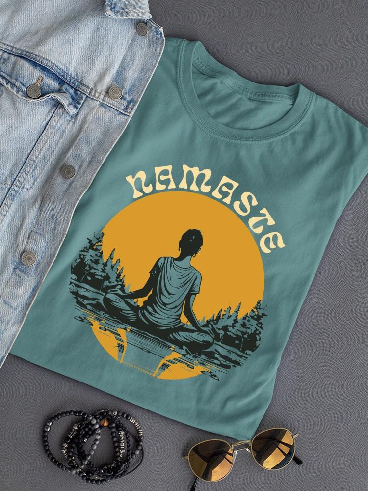Positive Quote: Namaste T-shirt Color Women's -SelectDesign