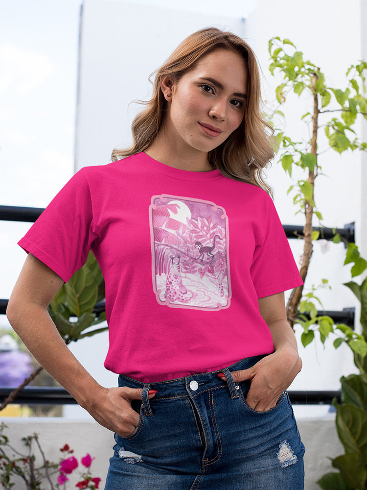 Fish And Monkey T-shirt -Gabby Malpas Designs