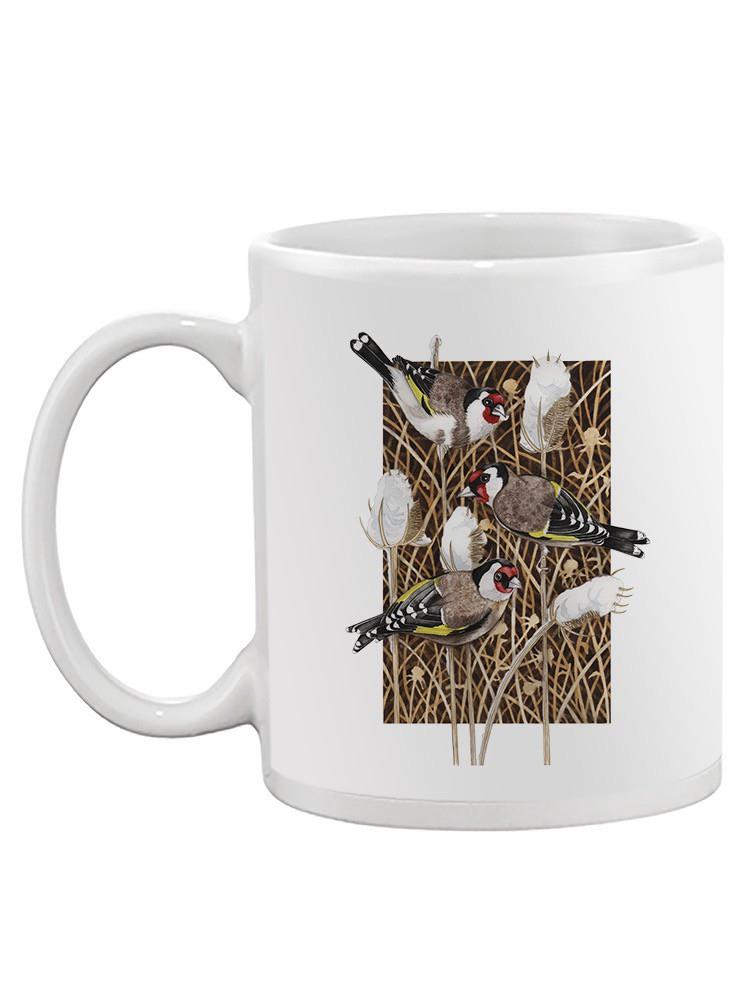 Goldfinch Cute Mug -Girija Kulkarni Designs