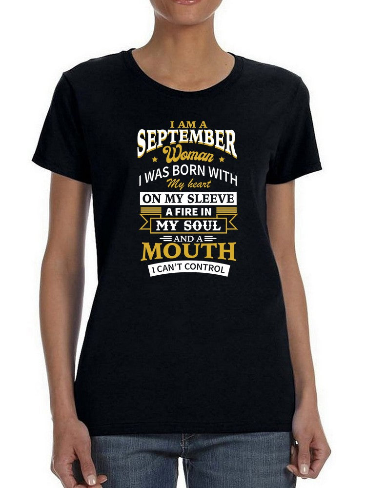 I'm A September Woman Women's T-shirt