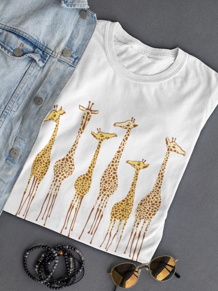 Giraffe Line T-shirt -SmartPrintsInk Designs