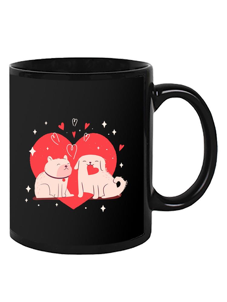 Loving Dogs Mug -SmartPrintsInk Designs