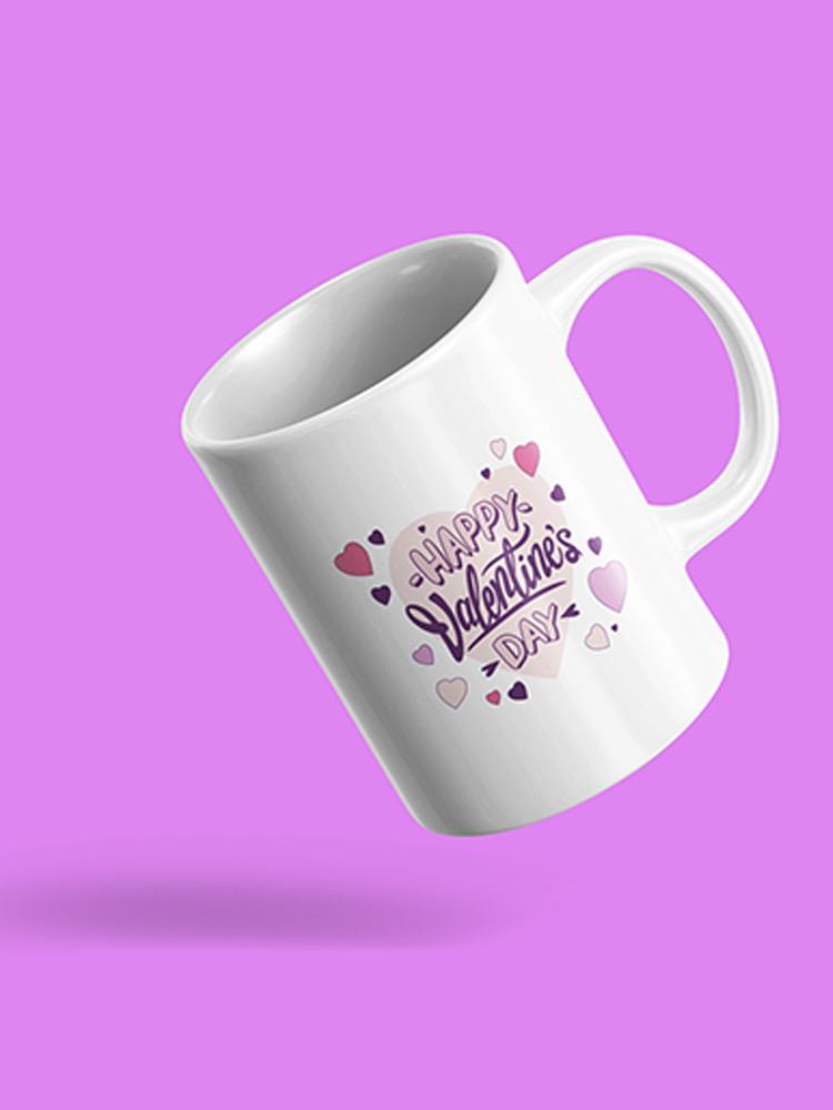 Happy Valentine's Day Heart Mug -SmartPrintsInk Designs