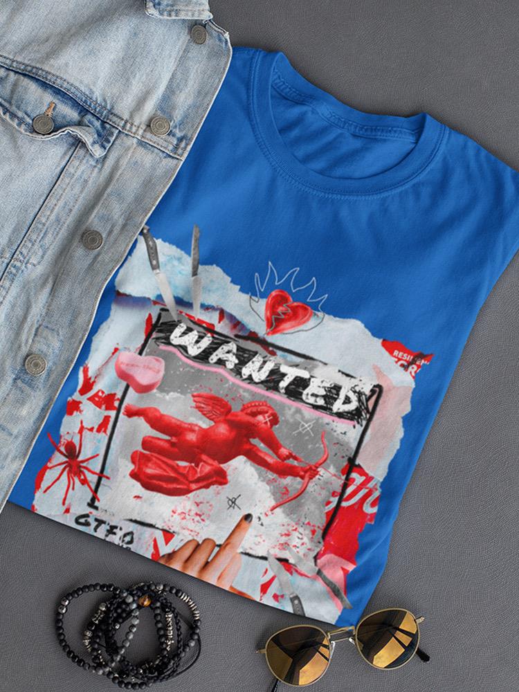 Cupid Wanted T-shirt -SmartPrintsInk Designs
