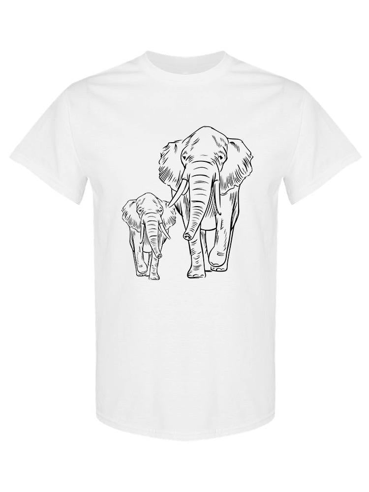Mom And Baby Elephant T-shirt -SPIdeals Designs