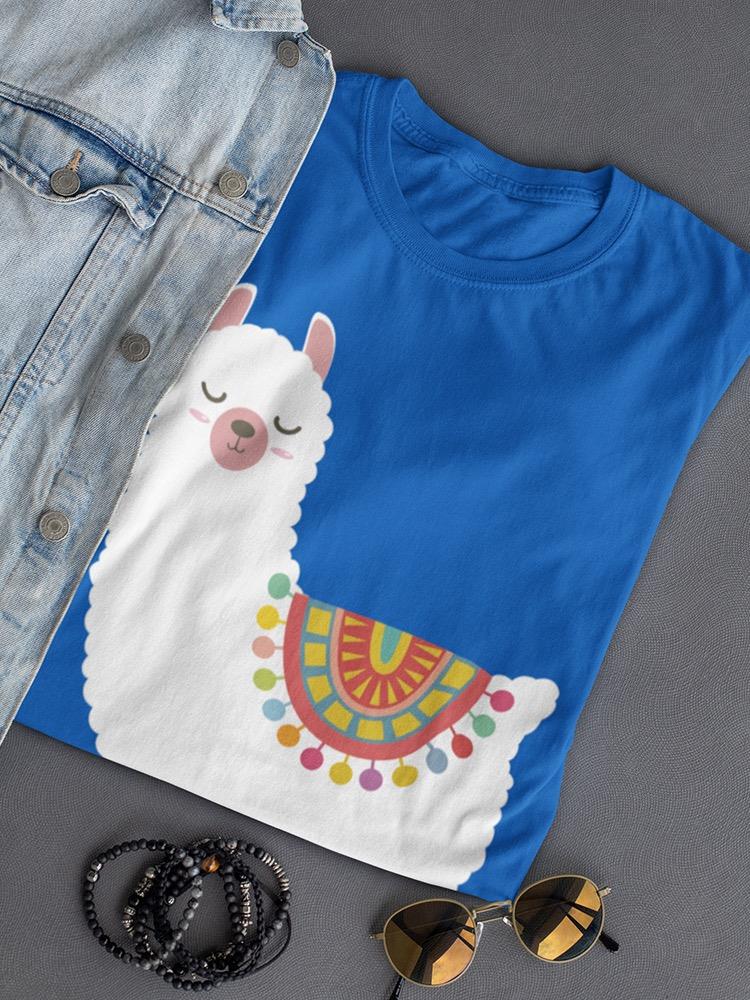 Cute And Happy Llama T-shirt -SPIdeals Designs