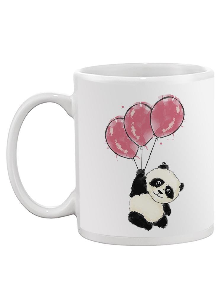 Panda With Balloons Mug -SPIdeals Designs