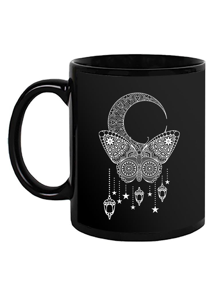 Butterfly And Moon Dreamcatcher Mug -SPIdeals Designs