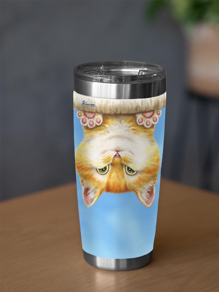 Upside Down Cat Tumbler -Kayomi Harai Designs