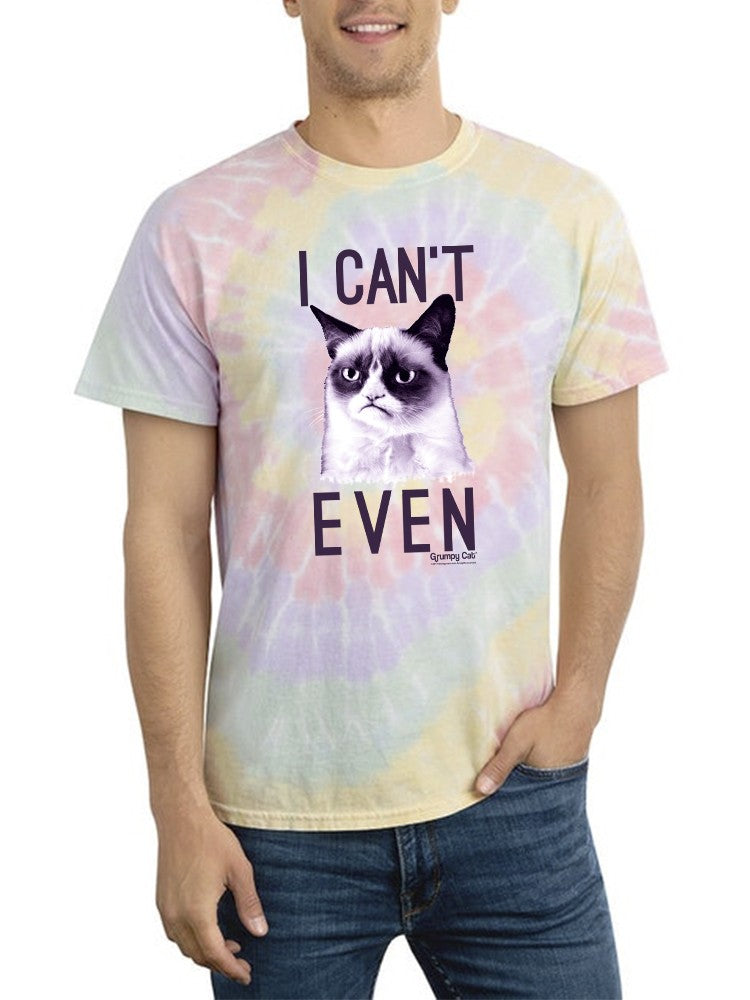 I Can't Even. Grumpy Cat Tie-Dye Spiral -