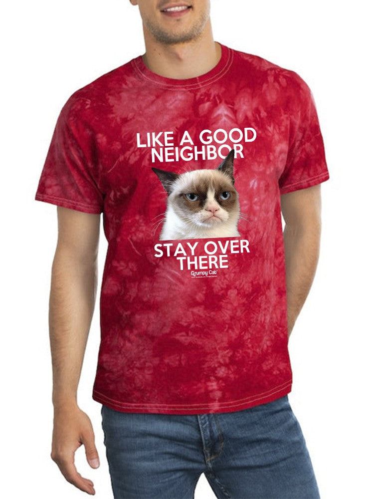 Grumpy Cat. Stay Over There Tie-Dye Crystal -